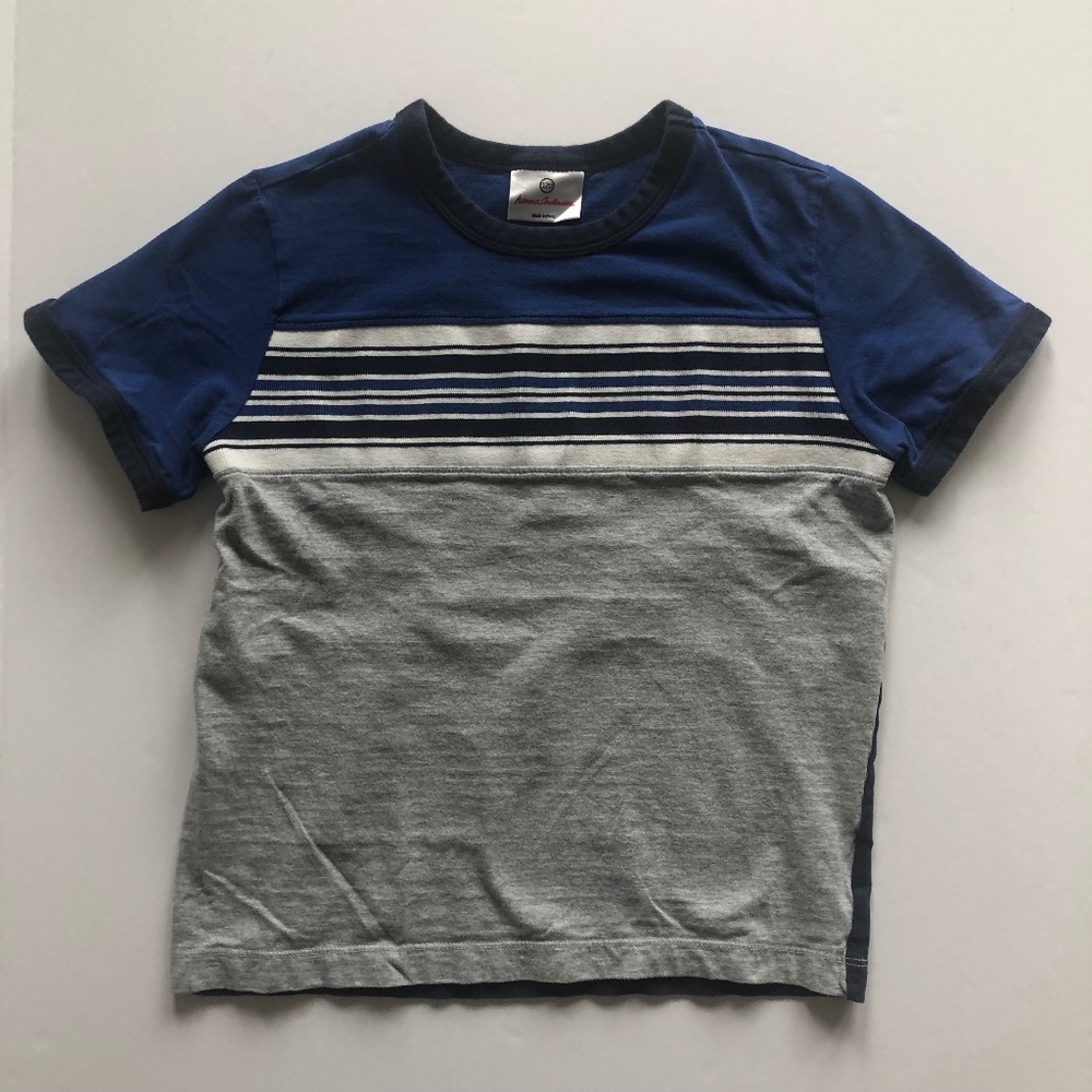 Hanna Andersson Chest-Striped T-Shirt